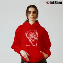 Women’s 90s Ghoulardi WJW TV Graphic Cozy Hoodie in red | Warm, Structured, Stylish