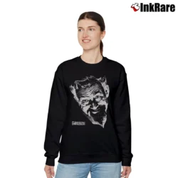 Women’s 90s Ghoulardi WJW TV Graphic Relaxed Sweatshirt in black | Soft, Laid-Back Vibe