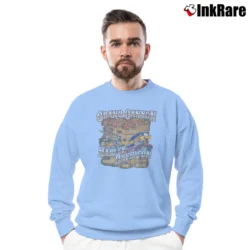 Men’s 90s Grand Canyon Harley Davidson Looney Tunes Crewneck Sweatshirt in light blue | Cozy Fabric, Clean Style