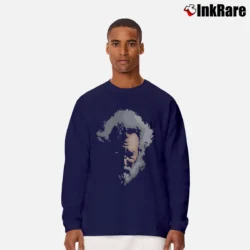 Men’s 90s Grateful Dead Jerry Garcia Vintage Music Band Long-Sleeve Shirt in navy | Sleek, Lightweight, Year-Round Wear