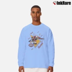 Men’s 90s Harvard Crimson Looney Tunes Taz Long-Sleeve Shirt in light blue | Sleek, Lightweight, Year-Round Wear