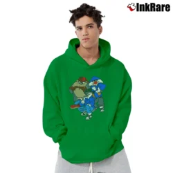 Men’s 90s Hip Hop Looney Tunes Pullover Hoodie in irish green | Cozy, Durable, Modern Fit