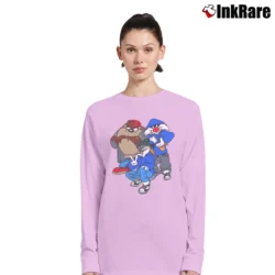 Women’s 90s Hip Hop Looney Tunes Long-Sleeve Top in light pink | Sleek, Versatile, All-Season