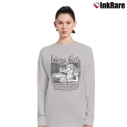 Women’s 90s Indigo Girls Folk Rock Featuring Alice In Wonderland Graphics Long-Sleeve Top in sport grey | Sleek, Versatile, All-Season