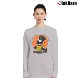 Women’s 90s Irie Bart The Simpsons Dreadlock Rasta Barbados Long-Sleeve Top in sport grey | Sleek, Versatile, All-Season