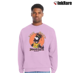 Men’s 90s Irie Bart The Simpsons Dreadlock Rasta Barbados Crewneck Sweatshirt in light pink | Cozy Fabric, Clean Style