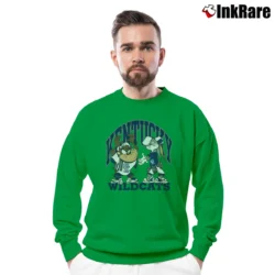 Men’s 90s Kentucky Wildcats Looney Tunes Crewneck Sweatshirt in irish green | Cozy Fabric, Clean Style