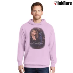 Men’s 90s Leann Rimes Country Rock Tour Pullover Hoodie in light pink | Cozy, Durable, Modern Fit