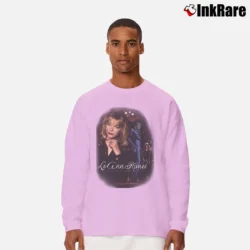 Men’s 90s Leann Rimes Country Rock Tour Long-Sleeve Shirt in light pink | Sleek, Lightweight, Year-Round Wear