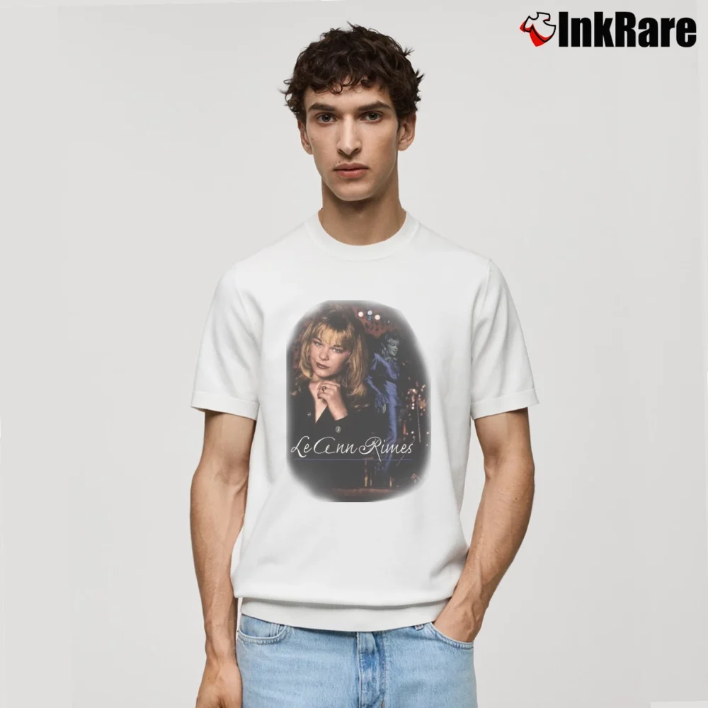 Men’s 90s Leann Rimes Country Rock Tour Classic T-Shirt in white | Soft, Breathable Everyday Wear
