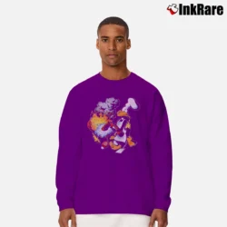 Men’s 90s Looney Tunes Daffy Duck You're Smokin Long-Sleeve Shirt in purple | Sleek, Lightweight, Year-Round Wear