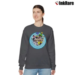 Women’s 90s Looney Tunes Warner Bros Movie Promo Relaxed Sweatshirt in charcoal | Soft, Laid-Back Vibe