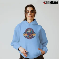 Women’s 90s LSU Tigers Band Dad Cozy Hoodie in light blue | Warm, Structured, Stylish