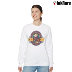 Women’s 90s LSU Tigers Band Dad Relaxed Sweatshirt in white | Soft, Laid-Back Vibe