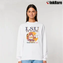 Women’s 90s LSU Tigers Class Of 1998 Relaxed Sweatshirt in white | Soft, Laid-Back Vibe