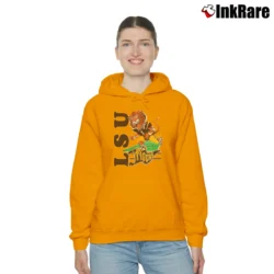 Women’s 90s LSU Tigers College Cozy Hoodie in orange | Warm, Structured, Stylish