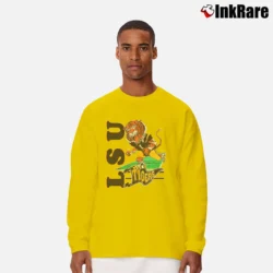 Men’s 90s LSU Tigers College Long-Sleeve Shirt in yellow | Sleek, Lightweight, Year-Round Wear