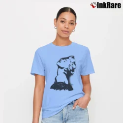 Women’s 90s Madonna Deadstock Graphic Signature T-Shirt in light blue | Soft, Flattering Fit