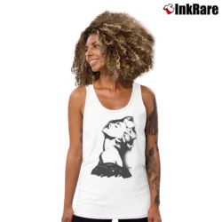 Women’s 90s Madonna Deadstock Graphic Tank Top in white | Lightweight, Movement-Friendly