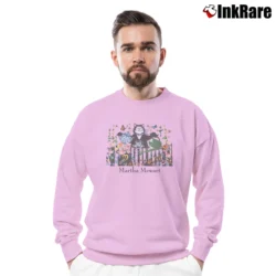 Men’s 90s Martha Mewart Stewart Cat Kitten Crewneck Sweatshirt in light pink | Cozy Fabric, Clean Style