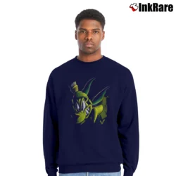 Men’s 90s Marvin The Martian K - 9 Looney Tunes Crewneck Sweatshirt in navy | Cozy Fabric, Clean Style