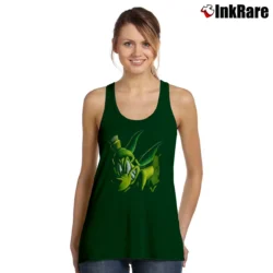 Women’s 90s Marvin The Martian K - 9 Looney Tunes Tank Top in forest green | Lightweight, Movement-Friendly