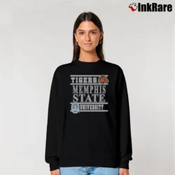 Women’s 90s Memphis State Tigers Relaxed Sweatshirt in black | Soft, Laid-Back Vibe