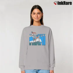 Women’s 90s Miami Hurricanes Sebastian Mascot College Relaxed Sweatshirt in sport grey | Soft, Laid-Back Vibe