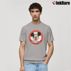 Men’s 90s Mickey Mouse Club Disneyland Classic T-Shirt in sport grey | Soft, Breathable Everyday Wear