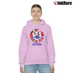 Women’s 90s Mickey Mouse Epcot Center Florida Park Cozy Hoodie in light pink | Warm, Structured, Stylish