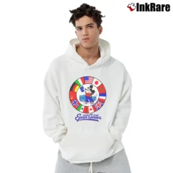 Men’s 90s Mickey Mouse Epcot Center Florida Park Pullover Hoodie in white | Cozy, Durable, Modern Fit