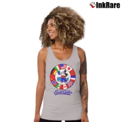 Women’s 90s Mickey Mouse Epcot Center Florida Park Tank Top in sport grey | Lightweight, Movement-Friendly