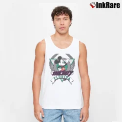 Men’s 90s Mickey Mouse Florida Tank Top in white | Breathable, Active-Friendly Design