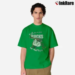 Men’s 90s Milwaukee Bucks Taz Looney Tunes NBA Classic T-Shirt in irish green | Soft, Breathable Everyday Wear