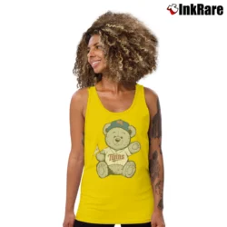 Women’s 90s Minnesota Twins TC Bear Mascot MLB Tank Top in yellow | Lightweight, Movement-Friendly