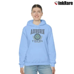 Women’s 90s NCAA Auburn Tigers Green Cozy Hoodie in light blue | Warm, Structured, Stylish