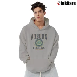 Men’s 90s NCAA Auburn Tigers Green Pullover Hoodie in sport grey | Cozy, Durable, Modern Fit