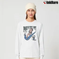 Women’s 90s Nike Betty Boop Bootleg Style Rap USA Classic Long-Sleeve Top in white | Sleek, Versatile, All-Season