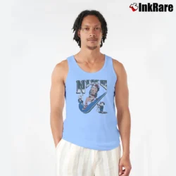 Men’s 90s Nike Betty Boop Bootleg Style Rap USA Classic Tank Top in light blue | Breathable, Active-Friendly Design