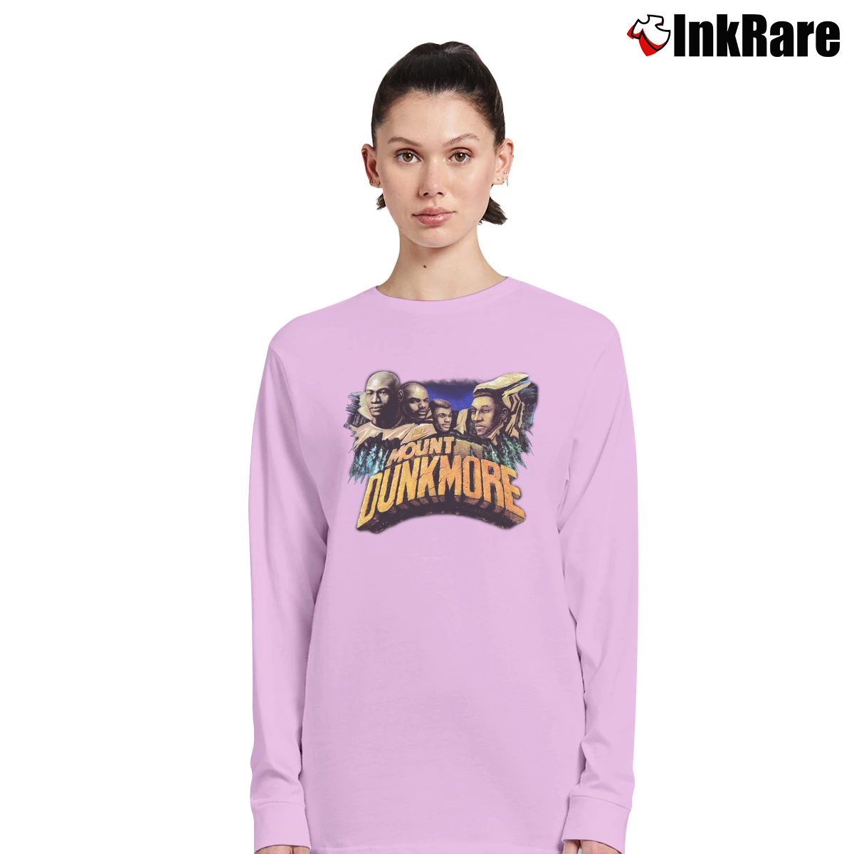 Women’s 90s Nike Mount Dunkmore Long-Sleeve Top in light pink | Sleek, Versatile, All-Season
