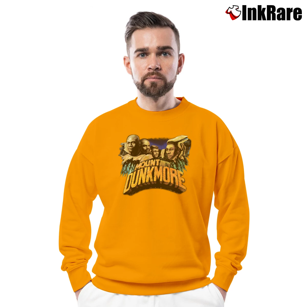 Men’s 90s Nike Mount Dunkmore Crewneck Sweatshirt in orange | Cozy Fabric, Clean Style