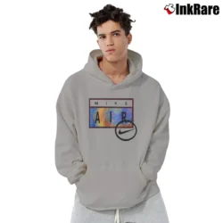 Men’s 90s Nike Swoosh Air Logo Pullover Hoodie in sport grey | Cozy, Durable, Modern Fit