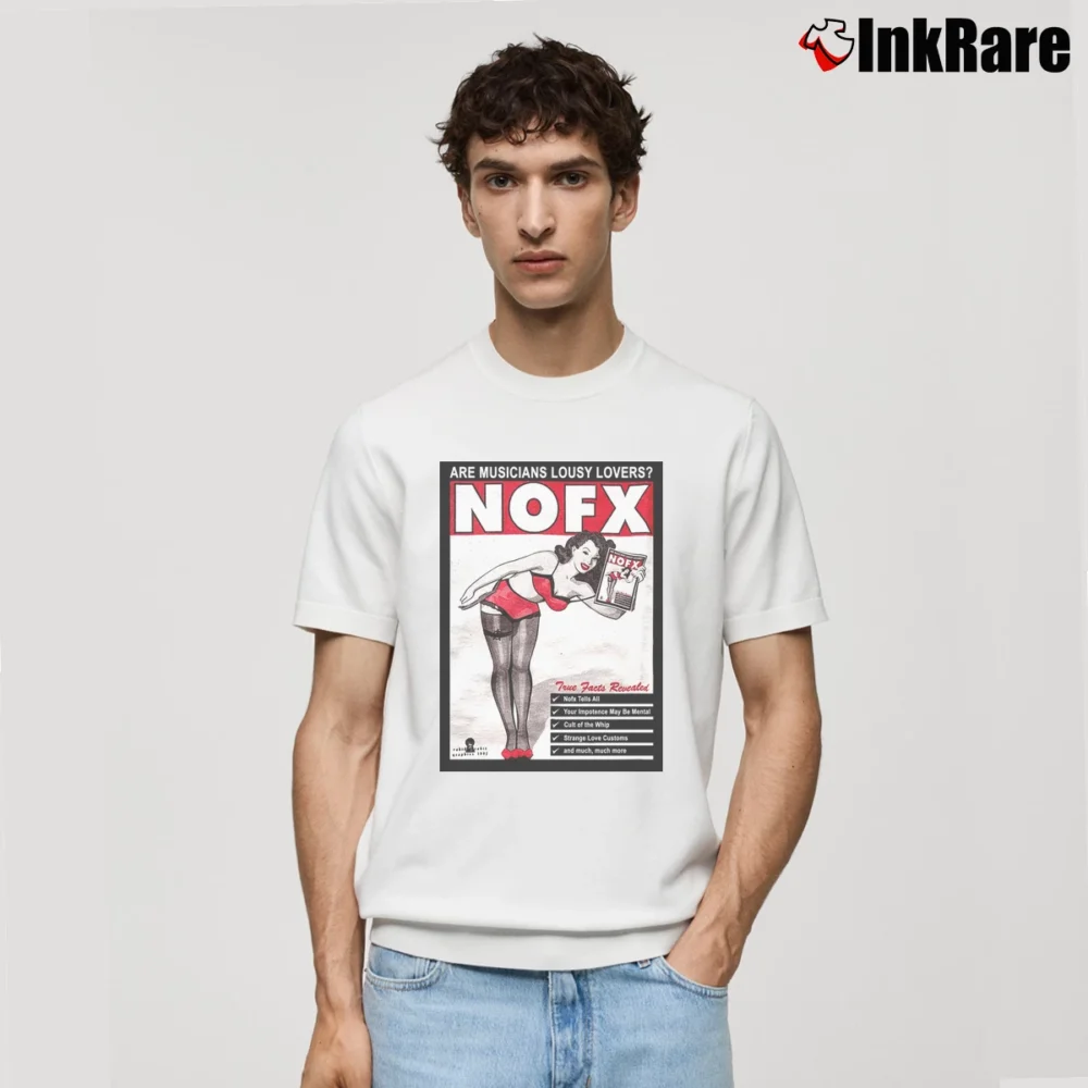 Men’s 90s Nofx Saved My Sex Life Classic T-Shirt in white | Soft, Breathable Everyday Wear