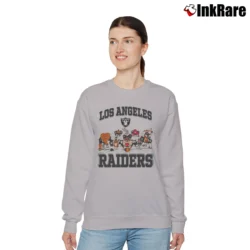 Women’s 90s Oakland Raiders NFL Looney Tunes Cartoon Relaxed Sweatshirt in sport grey | Soft, Laid-Back Vibe