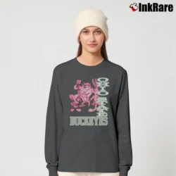 Women’s 90s Ohio State Looney Tunes Long-Sleeve Top in charcoal | Sleek, Versatile, All-Season