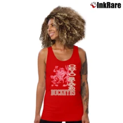 Women’s 90s Ohio State Looney Tunes Tank Top in red | Lightweight, Movement-Friendly
