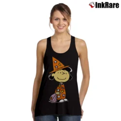 Women’s 90s Peanuts Lucy Halloween Tank Top in black | Lightweight, Movement-Friendly