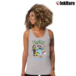 Women’s 90s Pokemon Dogemon Big Dogs Parody Tank Top in sport grey | Lightweight, Movement-Friendly