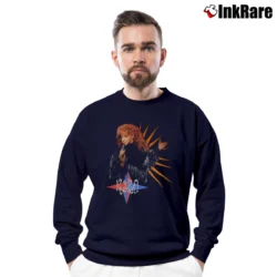 Men’s 90s Reba Mcentire Music Lover Crewneck Sweatshirt in navy | Cozy Fabric, Clean Style
