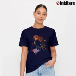 Women’s 90s Reba Mcentire Music Lover Signature T-Shirt in navy | Soft, Flattering Fit